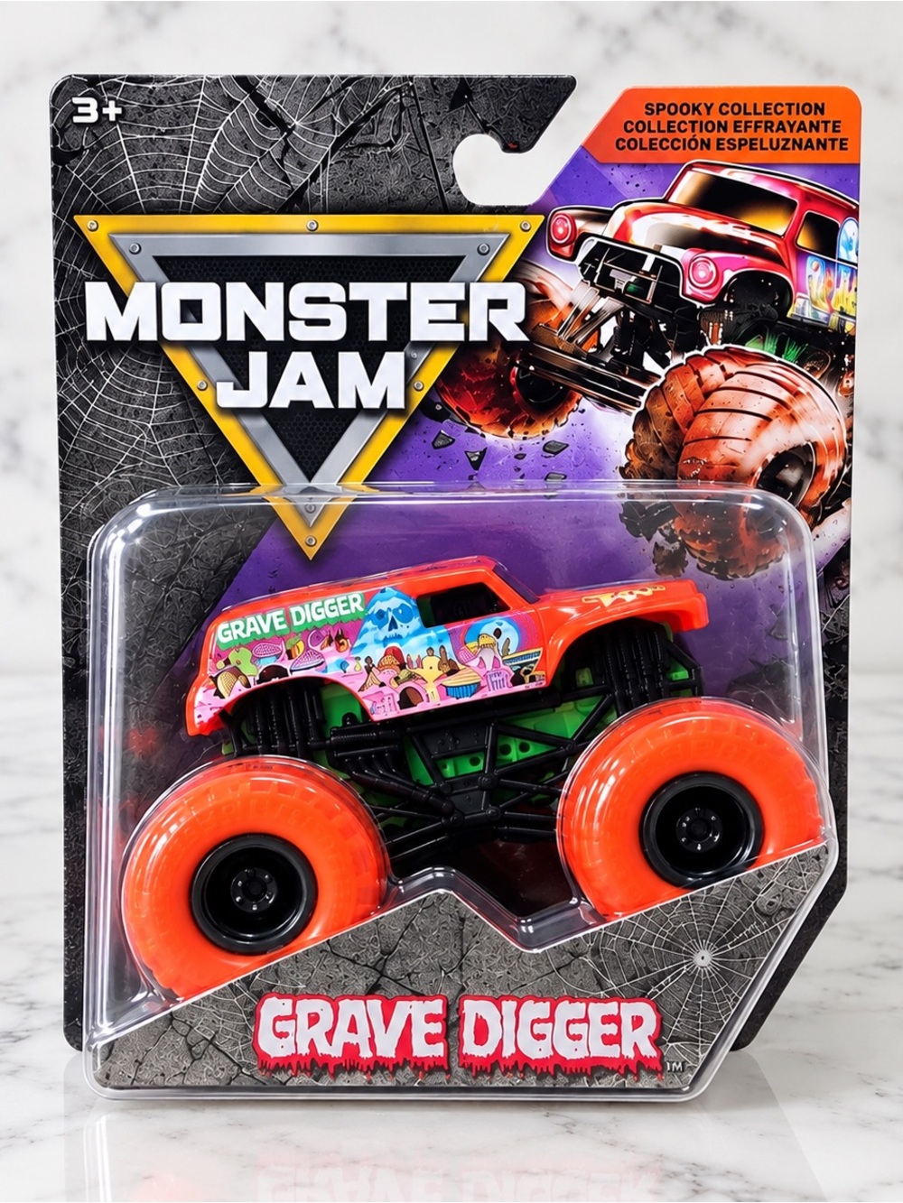 🔥 Monster Jam Grave Digger Spooky Collection Halloween Rare NEW